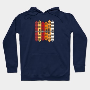 Wooden houses in Bergen Norway tshirt Hoodie